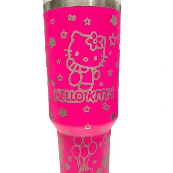 New 40oz Stanley with Hello Kitty Engraved - Picture 4 of 5